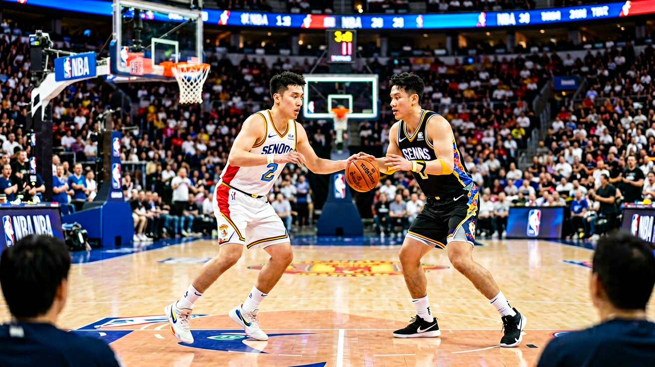 篮球比赛现场 - NBA对抗画面